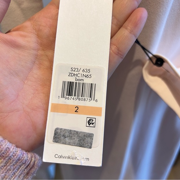 Calvin Klein size 2 pink bow dress - Picture 7 of 12